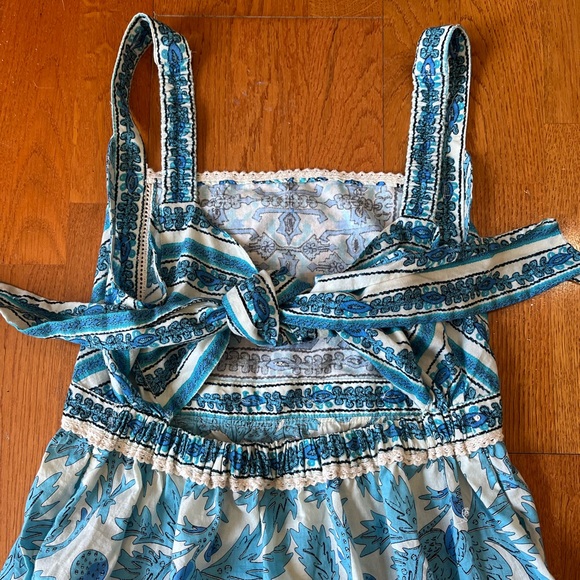 Joie Turquoise and White Maxi Dress. Size 4. Fits like xs/small - Picture 11 of 13